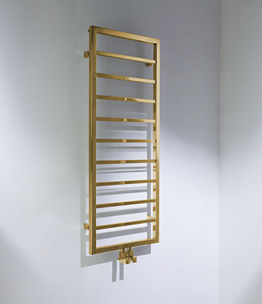 Plaza Gold Heated Towel Rail (174G)