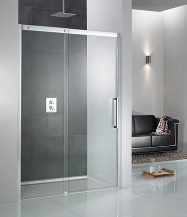 Soft Slider Recessed Sliding Shower Door (73J)