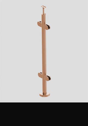 Copper Glass Balustrade Mid Post (2BCP)